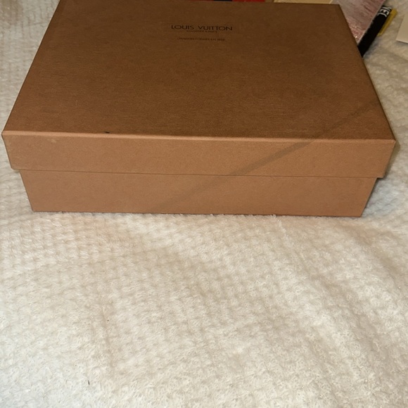 Louis Vuitton 1993 Vintage Brown Epi storage Box w/Ribbon & tissue paper - Picture 3 of 7